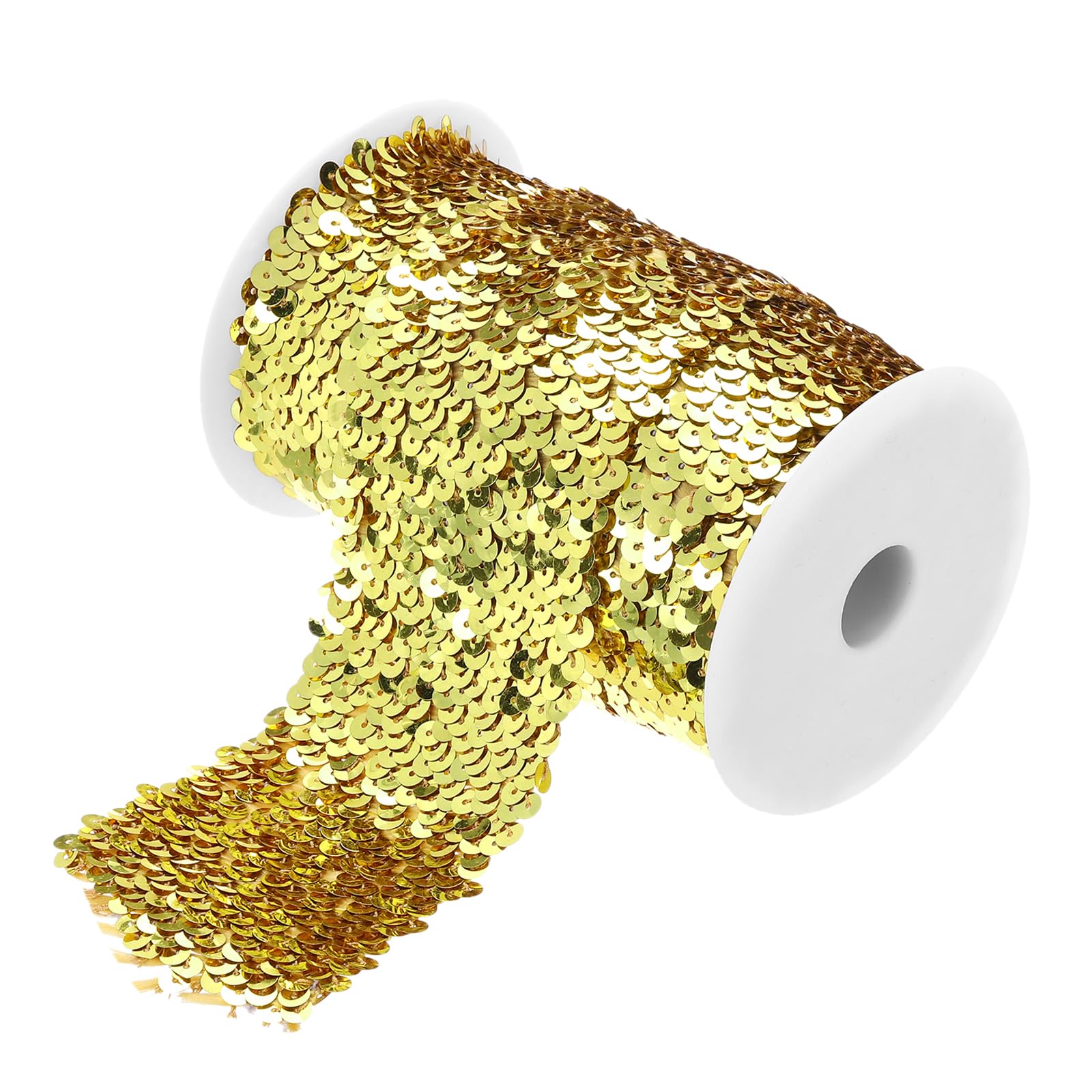 Amazon.com: MECCANIXITY Elastic Sequins Trim 3 Row Flat 5.5 Yards